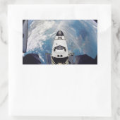 Sticker Rectangulaire Navette spatiale (Sac)
