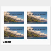 Sticker Rectangulaire Navigation du littoral (Feuille)