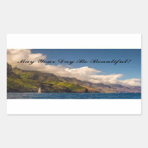 Sticker Rectangulaire Navigation du littoral