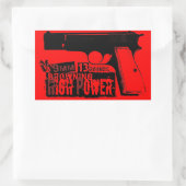 Sticker Rectangulaire Navigation haute puissance (Sac)