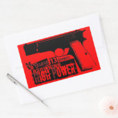 Sticker Rectangulaire Navigation haute puissance (Enveloppe)