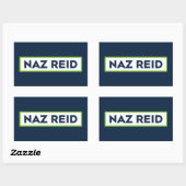 Sticker Rectangulaire Naz Reid - Minnesota Basketball (Feuille)