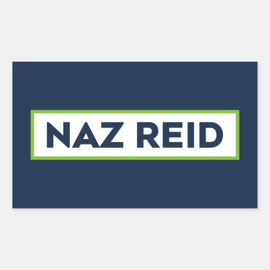 Sticker Rectangulaire Naz Reid - Minnesota Basketball (Devant)