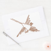 Sticker Rectangulaire Nazca Lines Croquis de colibris (Enveloppe)