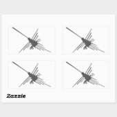 Sticker Rectangulaire Nazca Lines Hermitage Newsprint (Feuille)