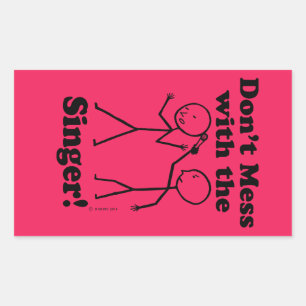 Sticker Rectangulaire Ne manquez pas avec l'autocollant rectangulaire du