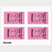 Sticker Rectangulaire Ne manquez pas avec l'autocollant rectangulaire Ob (Feuille)