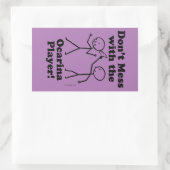 Sticker Rectangulaire Ne manquez pas avec le joueur Ocarina Sti rectangu (Sac)