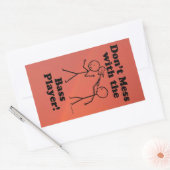 Sticker Rectangulaire Ne manquez pas avec le lecteur de basse Sticke rec (Enveloppe)