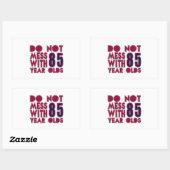 Sticker Rectangulaire Ne Manquez Pas Les 85 Ans (Feuille)