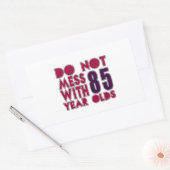 Sticker Rectangulaire Ne Manquez Pas Les 85 Ans (Enveloppe)