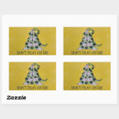 Sticker Rectangulaire Ne me prie pas (Feuille)