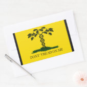 Sticker Rectangulaire Ne me touchez pas - pour les scientifiques (Enveloppe)
