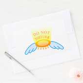 Sticker Rectangulaire Ne pas déranger le mode de sommeil en volant Halo 