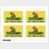 Sticker Rectangulaire Ne pas filer sur Meow (Feuille)