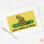 Sticker Rectangulaire Ne pas filer sur Meow (Enveloppe)