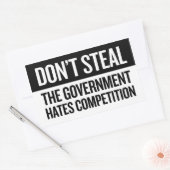 Sticker Rectangulaire Ne vole pas - Petit (Enveloppe)