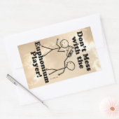 Sticker Rectangulaire Ne vous mêlez pas de l'Euphonium Player Rectangula (Enveloppe)
