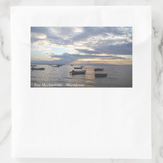 Sticker Rectangulaire Nea Mechaniona (Sac)