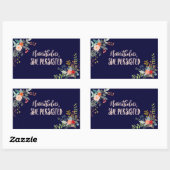 Sticker Rectangulaire Néanmoins, Elle A Persisté (Feuille)