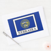 Sticker Rectangulaire Nebraska (Enveloppe)