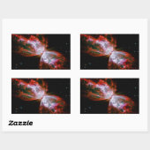 Sticker Rectangulaire Nébuleuse papillon en Scorpie Constellation (Feuille)