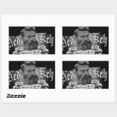Sticker Rectangulaire Ned Kelly - Une Légende Australienne (Feuille)