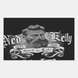 Sticker Rectangulaire Ned Kelly - Une Légende Australienne