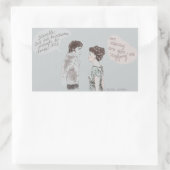 Sticker Rectangulaire Négligence et préjudice (Sac)