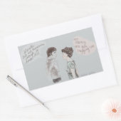 Sticker Rectangulaire Négligence et préjudice (Enveloppe)