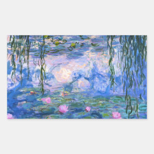 Sticker Rectangulaire Nénuphars