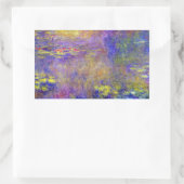 Sticker Rectangulaire Nénuphars par Claude Monet (Sac)