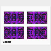 Sticker Rectangulaire Neon Aeon 9 (Feuille)