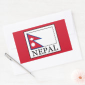 Sticker Rectangulaire Népal (Enveloppe)