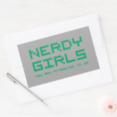Sticker Rectangulaire Nerdy Girls 2 (Enveloppe)