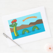 Sticker Rectangulaire Nessie (Enveloppe)