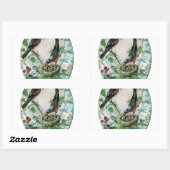 Sticker Rectangulaire Nest of Joy : L'amour du jeune esprit nourdissant  (Feuille)