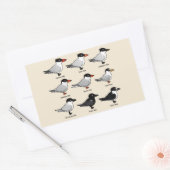 Sticker Rectangulaire Neuf Sternes Birdables (étiquetées) (Enveloppe)