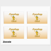 Sticker Rectangulaire Neurologie Chick (Feuille)