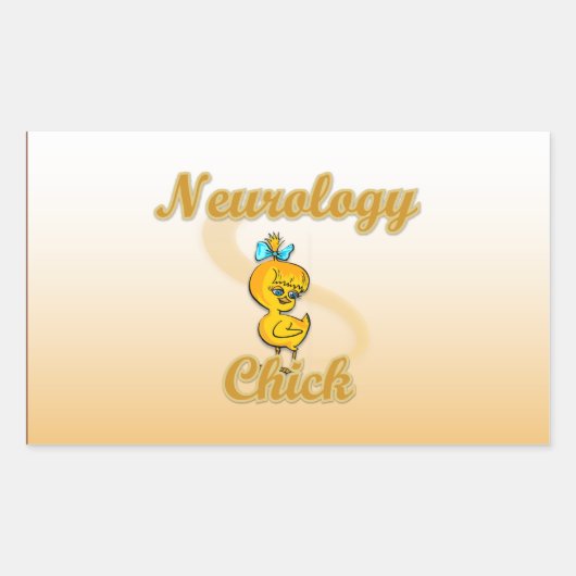 Sticker Rectangulaire Neurologie Chick (Devant)