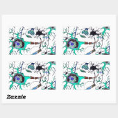 Sticker Rectangulaire Neuron ! (Feuille)