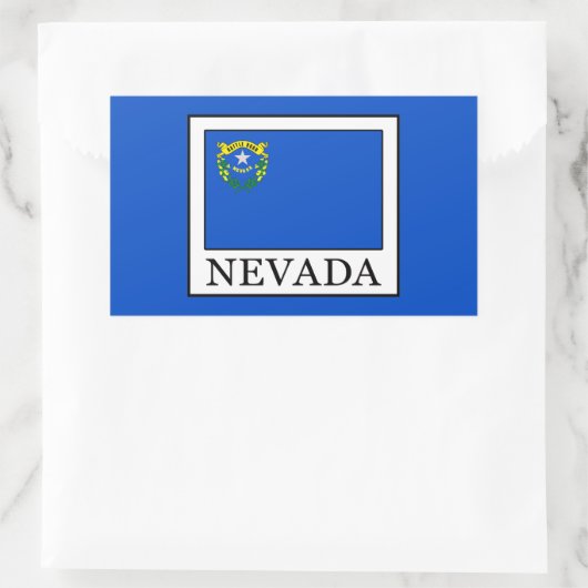 Sticker Rectangulaire Nevada (Sac)