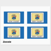 Sticker Rectangulaire New Jersey (Feuille)