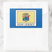 Sticker Rectangulaire New Jersey (Sac)