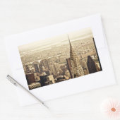 Sticker Rectangulaire New York City - Chrysler Building (Enveloppe)