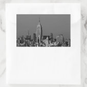 Sticker Rectangulaire New York City Manhattan Skyline (Sac)