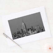 Sticker Rectangulaire New York City Manhattan Skyline (Enveloppe)
