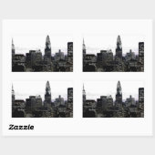 Sticker Rectangulaire New York City Midtown (Feuille)