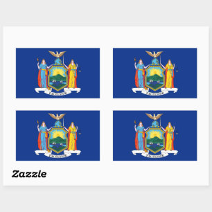 Sticker Rectangulaire New York : l'Empire State, chez Big Apple Flag