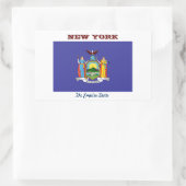 Sticker Rectangulaire New York, l'État impérial, (Sac)